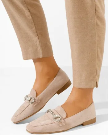 Mocasini dama eleganti Venea bej