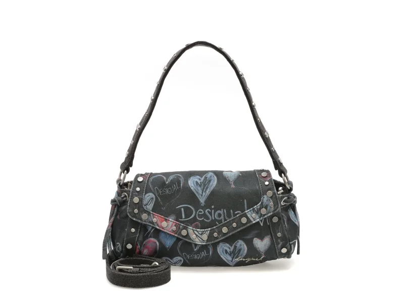 Geanta DESIGUAL bleumarin, SAXA57, din material textil