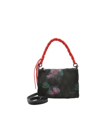 Geanta DESIGUAL neagra, SAXPAL, din piele ecologica