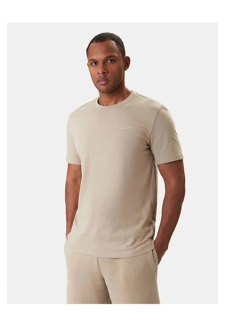 Tricou barbati  bumbac organic, Bej