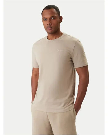 Tricou barbati  bumbac organic, Bej
