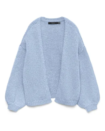 Cardigan dama,  albastru, poliester,