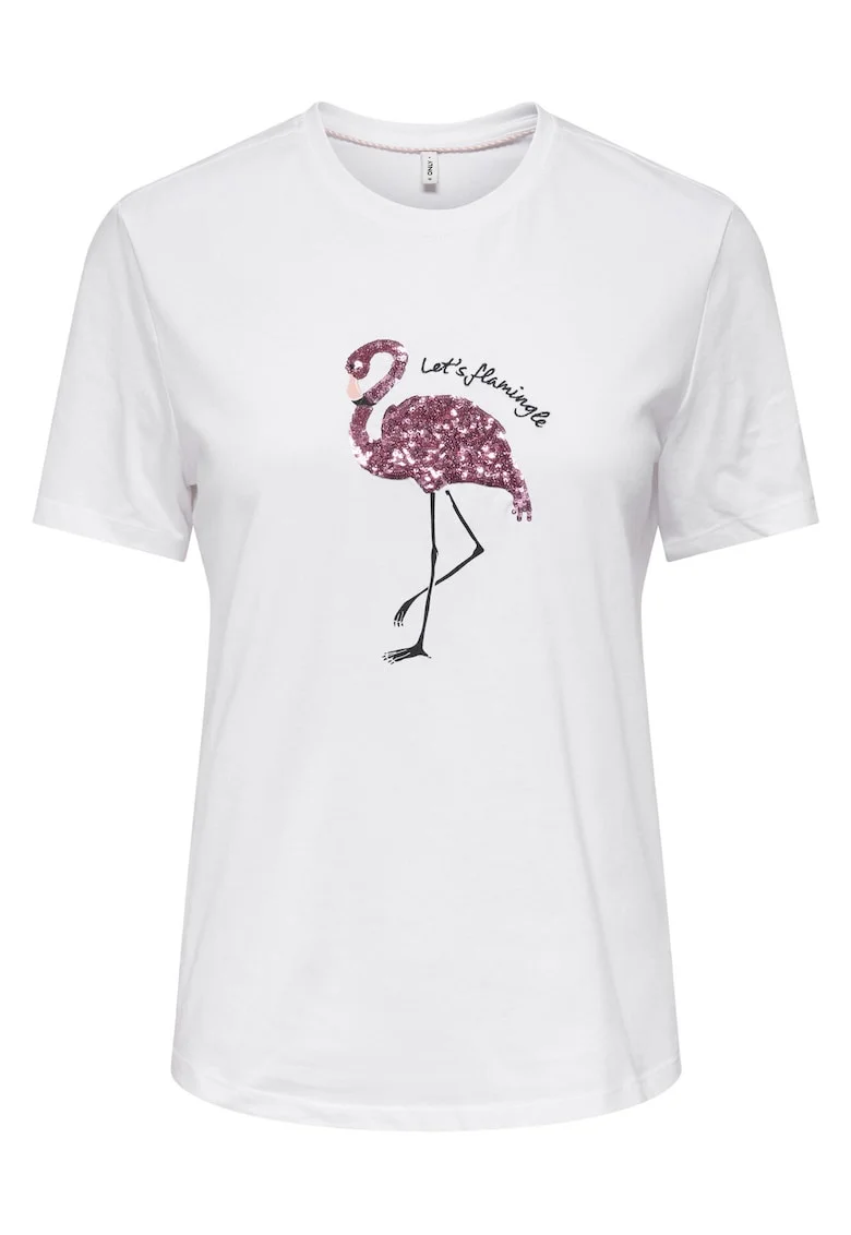 Tricou dama,  bumbac organic, alb,