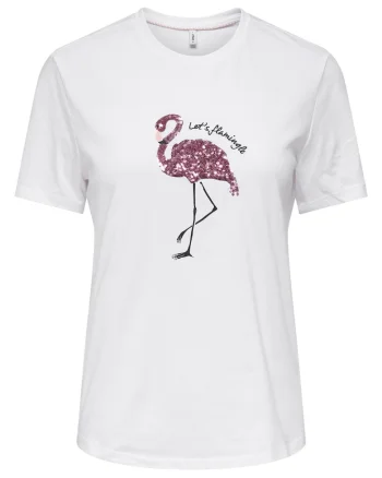 Tricou dama,  bumbac organic, alb,
