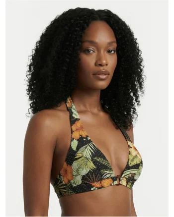 Costum de baie dama,  top bikini, multicolor, poliamida