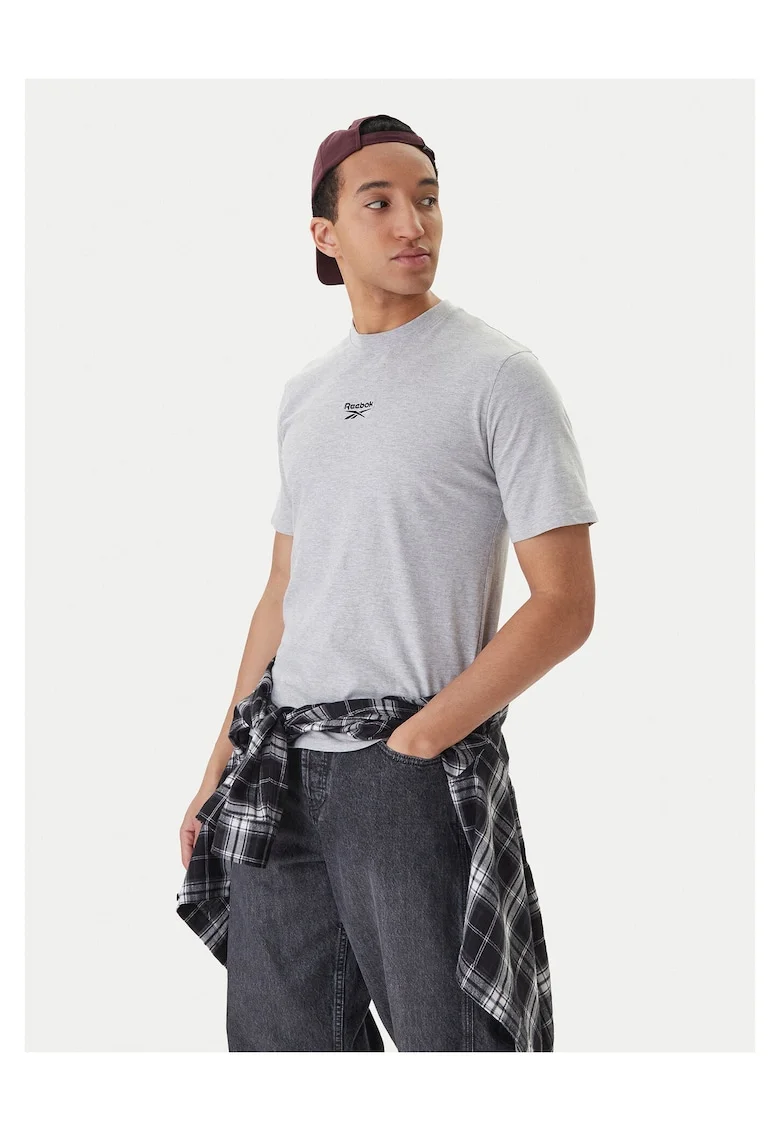 Tricou Barbati,  Gri, Bumbac,