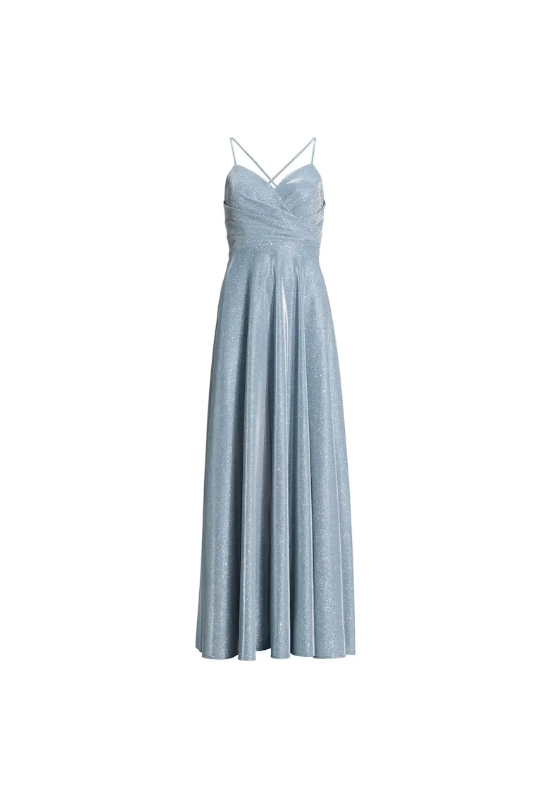 Rochie de seara de dama,  Poliester. Albastru deschis,