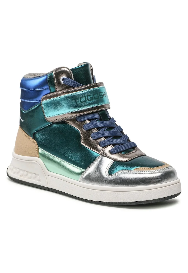 Tenisi dama,  piele ecologica, multicolor, Multicolor