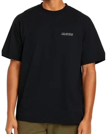 Tricou cu logo barbati,  Z5RI00, Negru