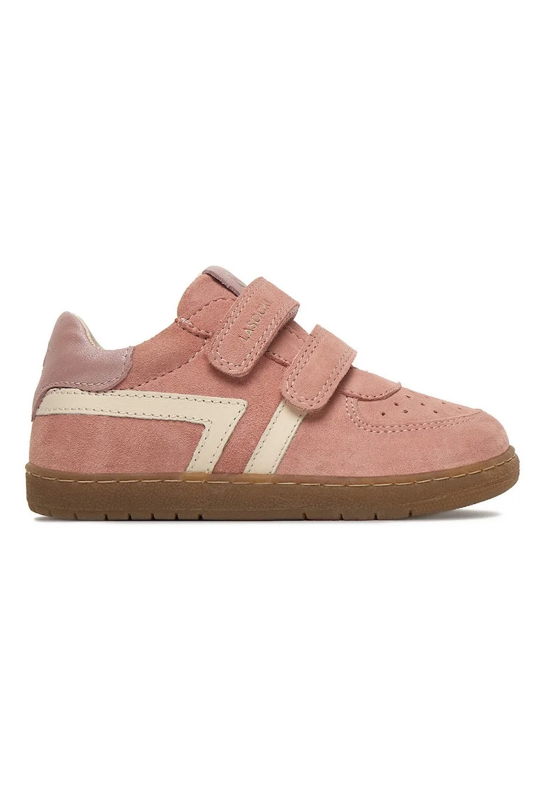 Pantofi copii,  piele naturala, velcrowqfqd, Roz