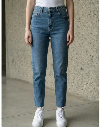 Blugi dama,  skinny, talie inalta, denim