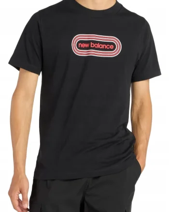 Tricou din bumbac cu imprimeu logo si decolteu la baza gatului