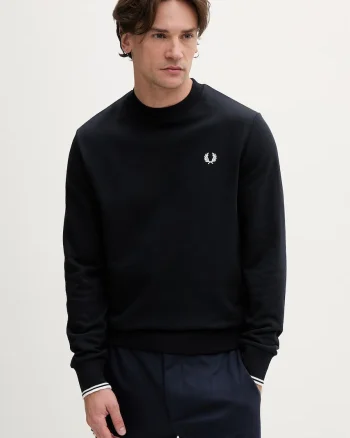 Fred Perry hanorac de bumbac Crew Neck Sweatshirt