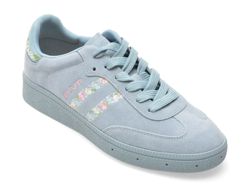 Pantofi sport FLAVIA PASSINI albastri, 98016, din nabuc