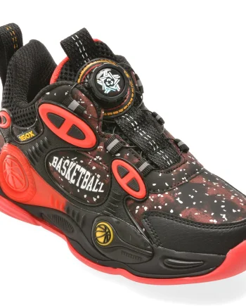 Pantofi sport SELECTION KIDS negri, W865, din piele ecologica