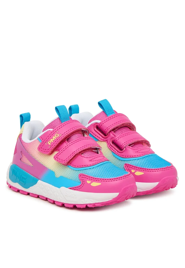 Pantofi sport copii,  velcro, multicolor, textil/sintetic