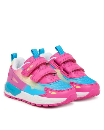 Pantofi sport copii,  velcro, multicolor, textil/sintetic