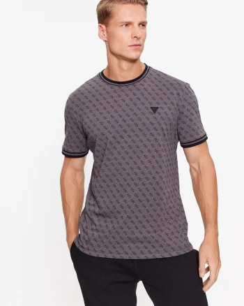 Tricou barbati,  bumbac, negru, 95% bumbac, 5% elastan,