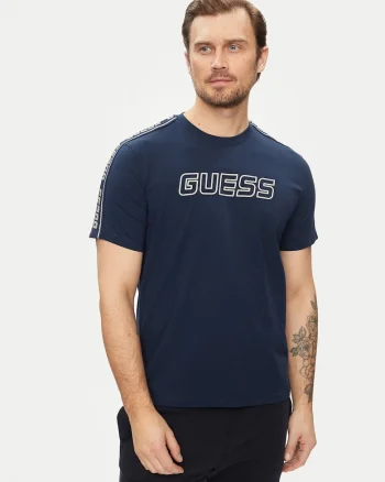 Tricou barbati  albastru, 95% bumbac, 5% elastan,