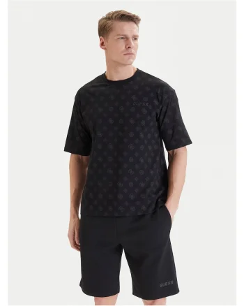 Tricou barbatesc  negru, bumbac,