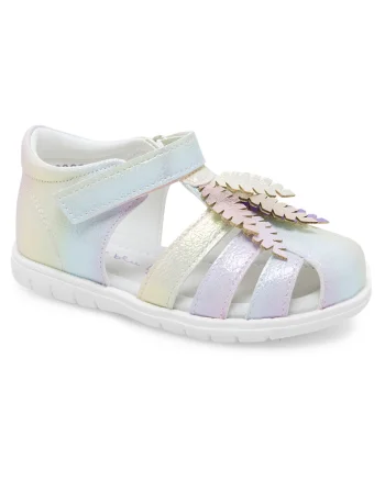 Sandale copii,  multicolor, material sintetic, sistem inchidere Velcro
