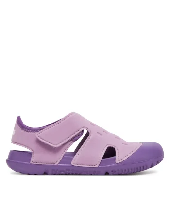 Sandale copii,  sintetic, violet, sistem inchidere Velcro,