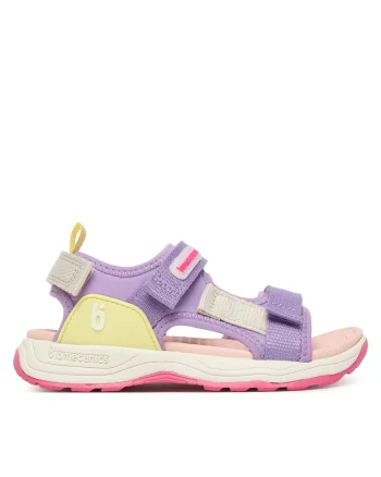Sandale copii,  velcro, violet, tesatura,