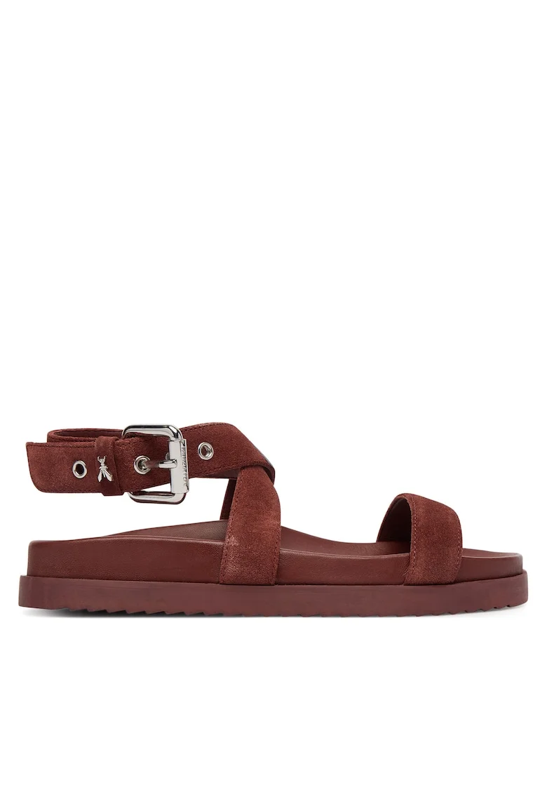 Sandale dama,  piele, maro