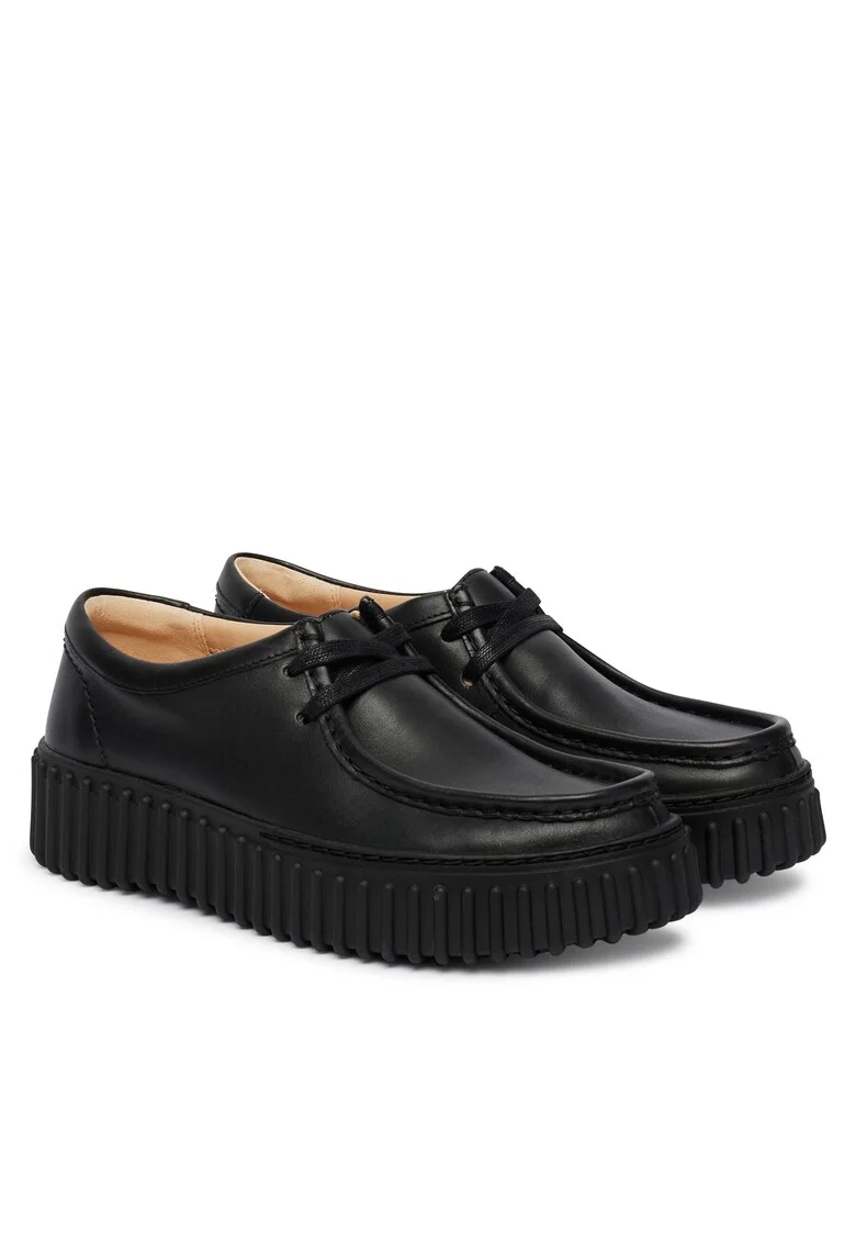 Pantofi dama 26186665,  Piele naturala, Negru,
