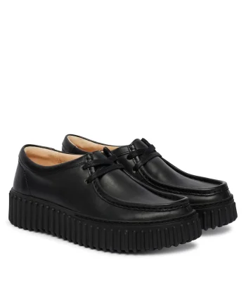 Pantofi dama 26186665,  Piele naturala, Negru,