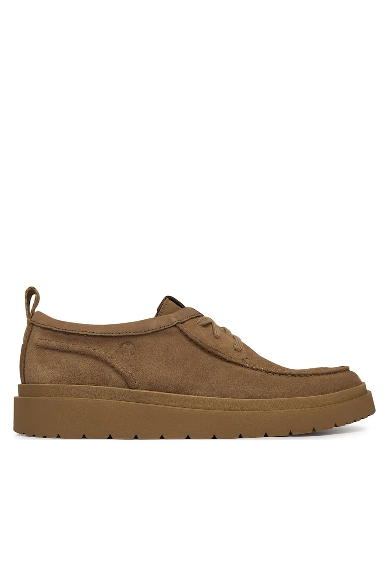 Pantofi barbati,  piele naturala/material sintetic, bej