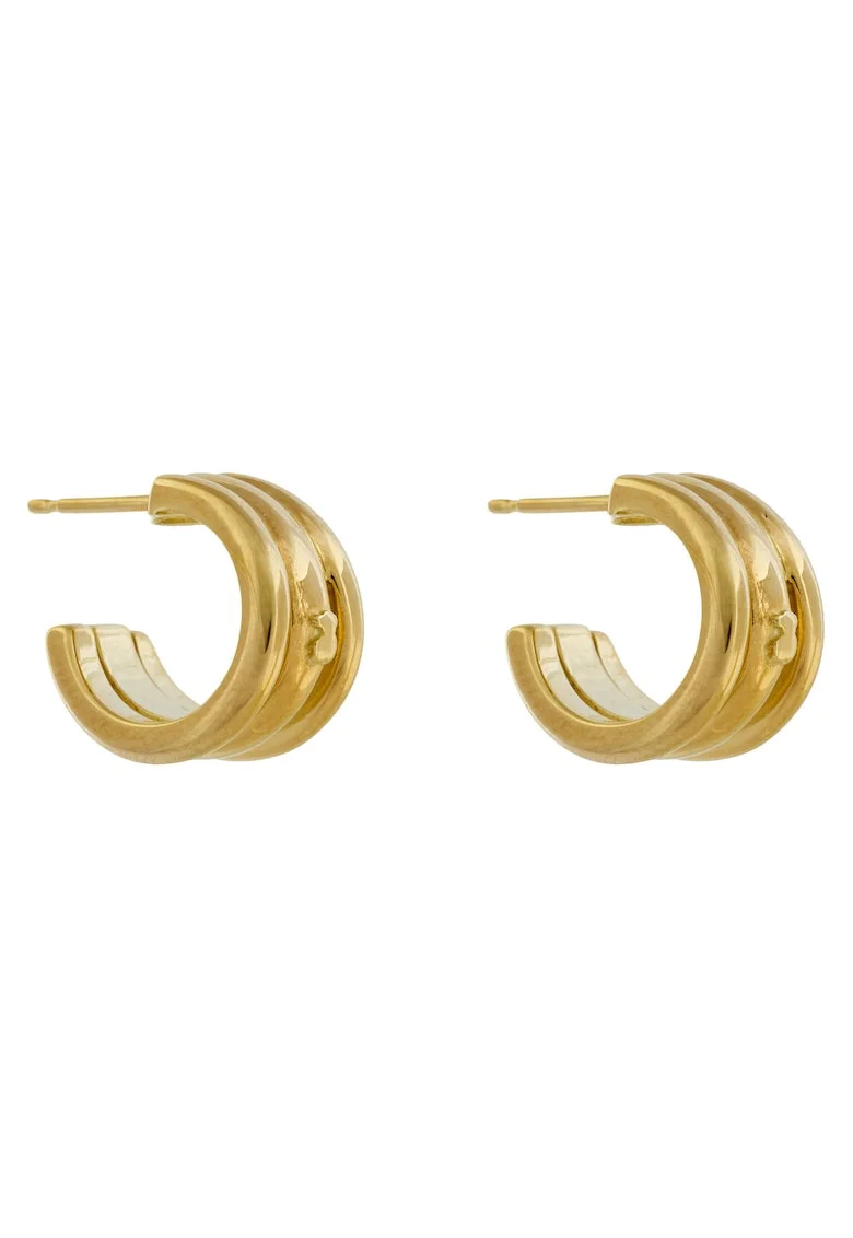 Cercei dama,  auriu, plastic, One Size INTL