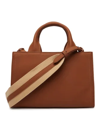 Geanta dama,  piele ecologica, maro, One Size INTL