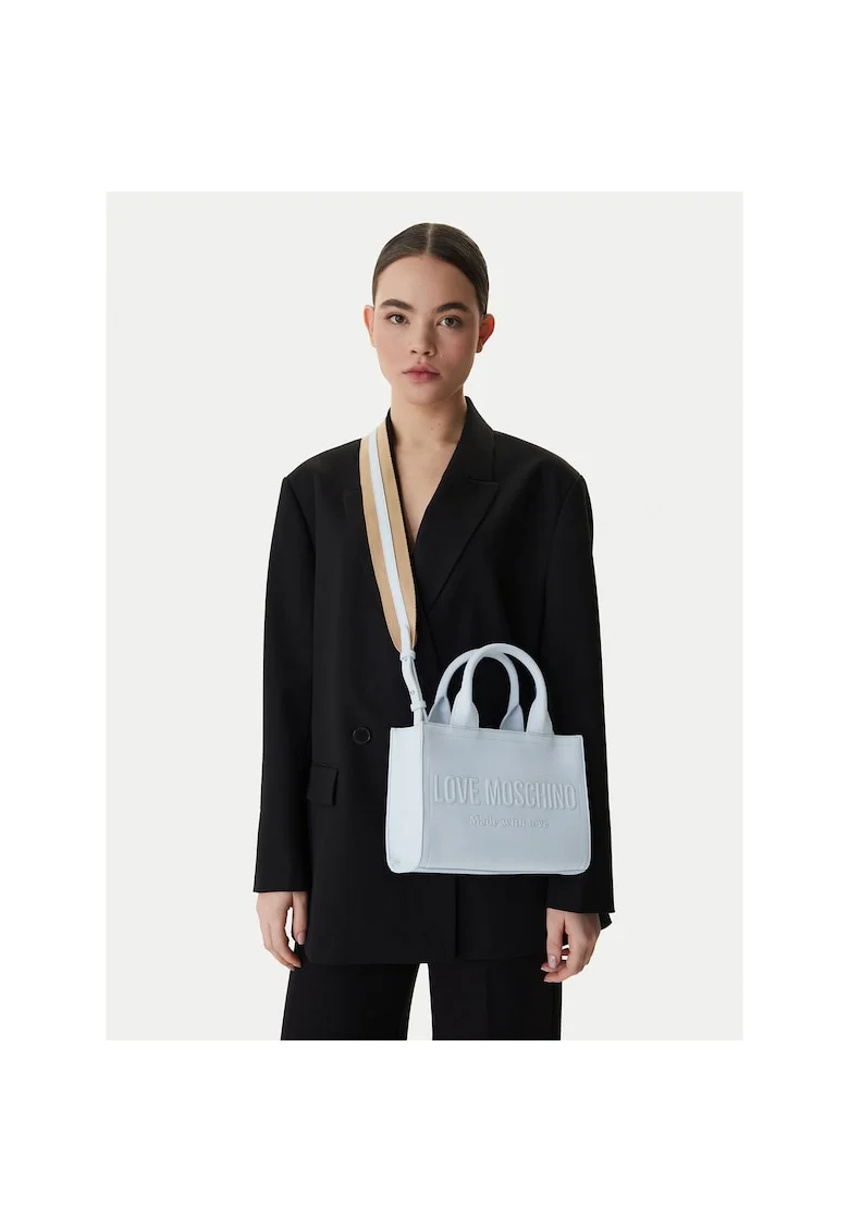 Geanta dama,  piele ecologica, albastra, One Size INTL