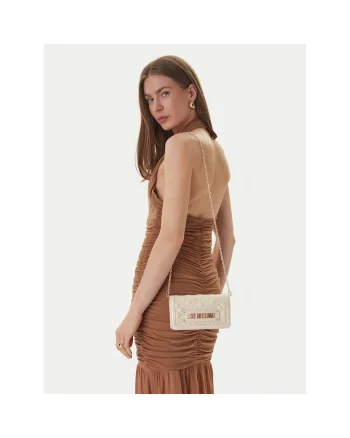 Geanta dama,  piele ecologica, bej, One Size INTL