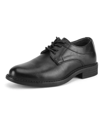 Pantofi copii,  negru, material sintetic, pentru baieti