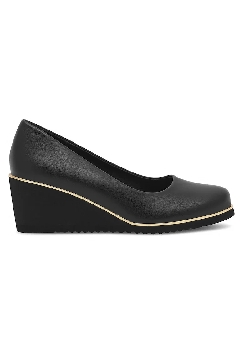 Pantofi dama,  Textil, Negru,