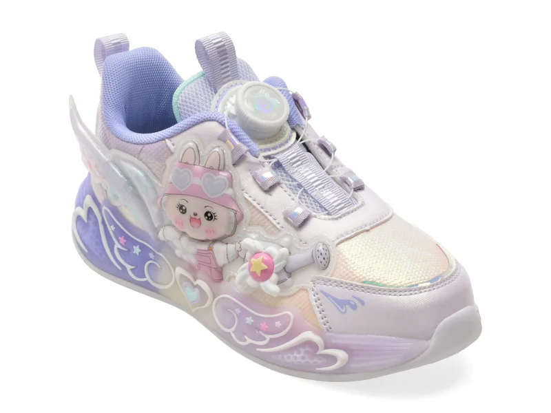 Pantofi sport SELECTION KIDS mov, W886, din material textil