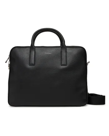 Geanta laptop barbateasca,  8719849912925, piele ecologica, negru