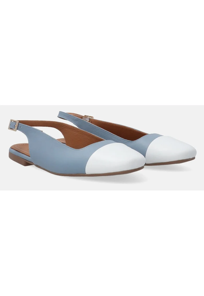Balerini slingback din piele naturala