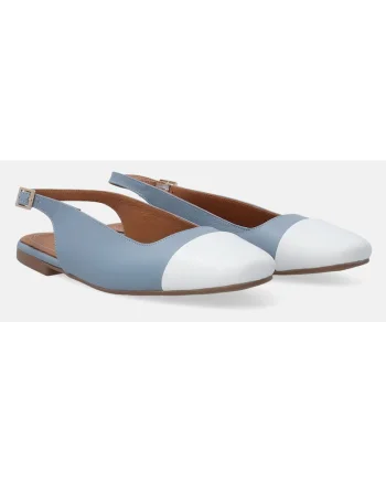 Balerini slingback din piele naturala