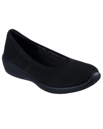 Balerini dama,  ARYA FANCY YOU 158987-BBK negru, textil