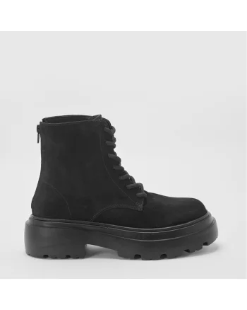 Ghete  - Atlas Short - Velur Black - marimea 40 - 27 cm