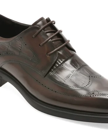 Pantofi eleganti EPICA PREMIUM maro, 95B06, din piele naturala
