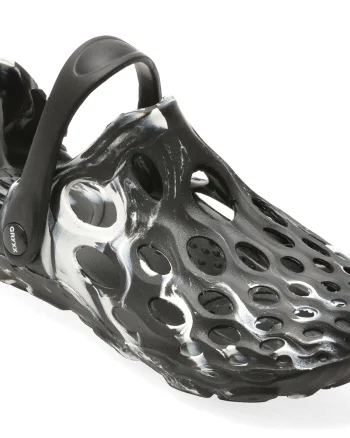 Papuci GRYXX alb-negru, 868M, din pvc