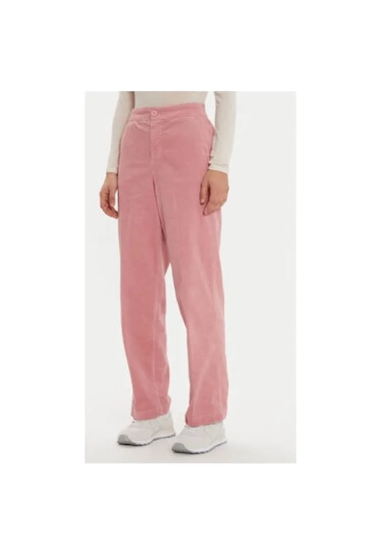 Pantaloni dama,  304522697, Bumbac, Roz, Roz
