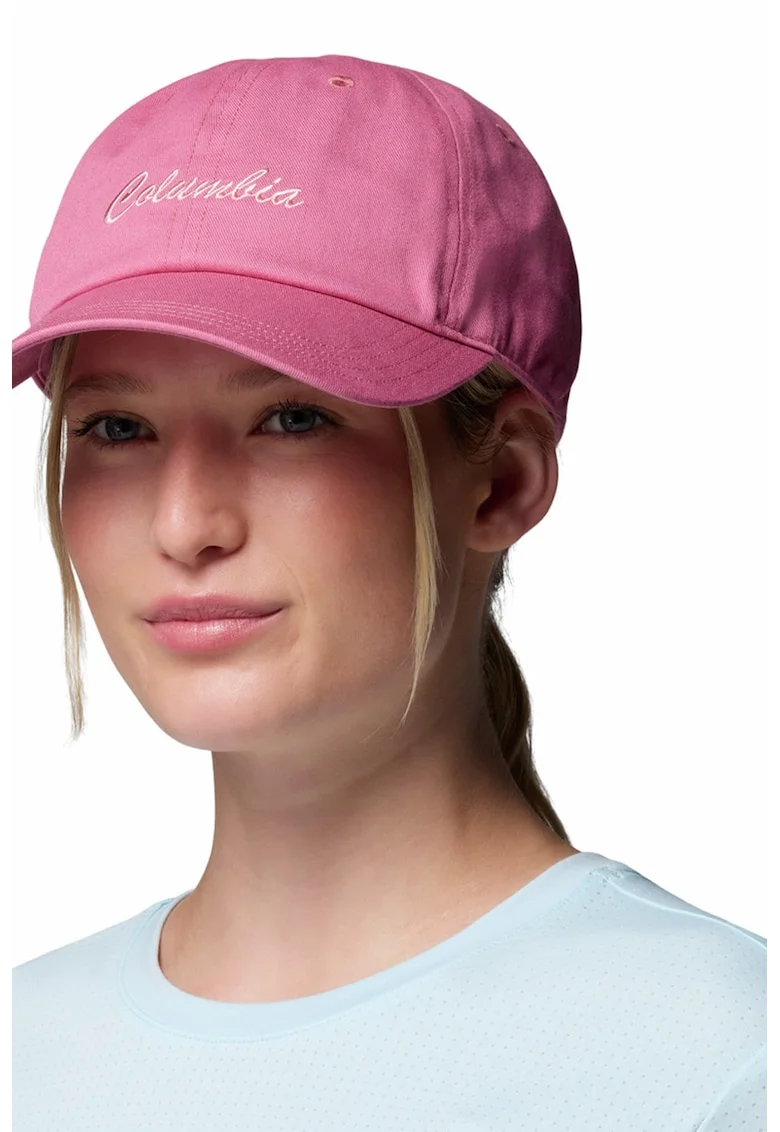 Sapca baseball unisex cu broderie logo pentru drumetii ProVisions, Roz pastel