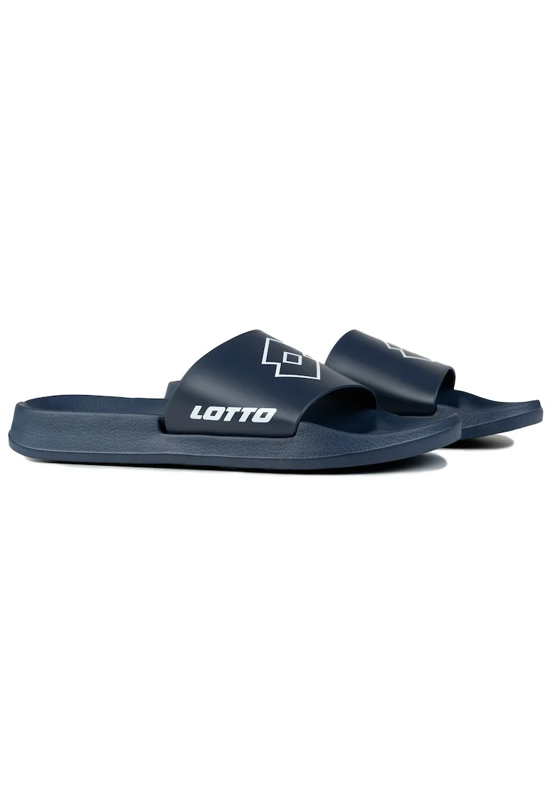 Papuci barbati  bleumarin, material sintetic, design simplu, talpa aderenta