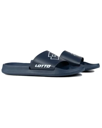 Papuci barbati  bleumarin, material sintetic, design simplu, talpa aderenta