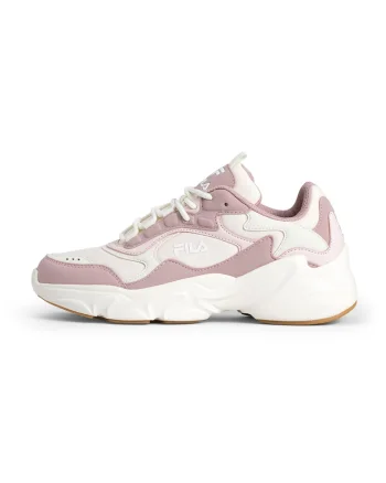 Pantofi sport cu garnituri din piele ecologica Collene CB, Lila pal/Bej deschis